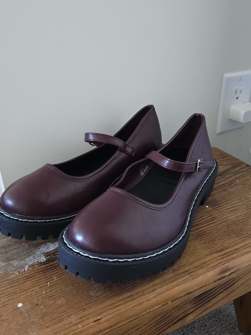 torrid Burgundy Mary Jane Platform Clog